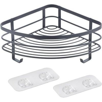Metaltex RINCONERA BAÑO CON ADHESIVO ORIGIN LAVA NEGRO Metaltex RINCONERA BAÑO CON ADHESIVO ORIGIN LAVA NEGRO