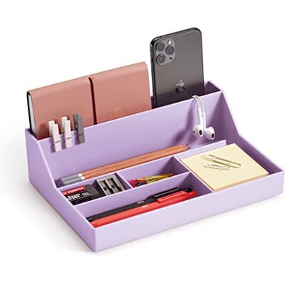 Miquelrius Vassoio organizer da scrivania, Organizer da scrivania con grande capacità, Dimensioni 250 x 175 x 72 mm, Design compatto e resistente, Ideale per ufficio e documenti, Malva Miquelrius Vassoio organizer da scrivania, Organizer da scrivania con grande capacità, Dimensioni 250 x 175 x 72 mm, Design compatto e resistente, Ideale per ufficio e documenti, Malva