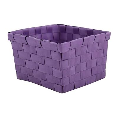 MSV Cestino portaoggetti 10x10x7,5 cm Viola MSV Cestino portaoggetti 10x10x7,5 cm Viola