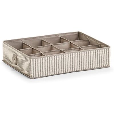 Zeller PRESENT SCHÖNER LEBEN. PRAKTISCH WOHNEN. Scatola portaoggetti in Pile, Beige, 44 x 34 x 11 cm Zeller PRESENT SCHÖNER LEBEN. PRAKTISCH WOHNEN. Scatola portaoggetti in Pile, Beige, 44 x 34 x 11 cm