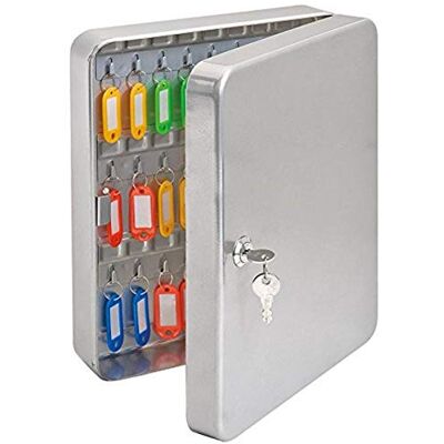 Garcia de Pou anello custodia per 45 chiavi, metallo, grigio, 30 x 24 x 8 cm Garcia de Pou anello custodia per 45 chiavi, metallo, grigio, 30 x 24 x 8 cm