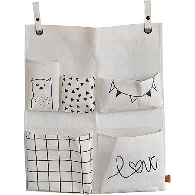LOVE !T STORE !T LOVE IT STORE IT Premium Organizzatore Da Parete Con 5 Tasche Tessuto Di Misto Cotone-Lino Per La Cameretta Cei Bambini Con Un Bellissimo Motivo Beige 60 x 50 cm (LxL) LOVE !T STORE !T LOVE IT STORE IT Premium Organizzatore Da Parete Con 5 Tasche Tessuto Di Misto Cotone-Lino Per La Cameretta Cei Bambini Con Un Bellissimo Motivo Beige 60 x 50 cm (LxL)