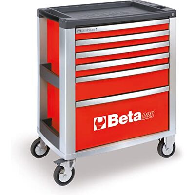 BETA Tools 39000033 CASSETTIERE 6 CASSETTI VUOTE Red R/6, C39-6/R BETA Tools 39000033 CASSETTIERE 6 CASSETTI VUOTE Red R/6, C39-6/R