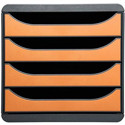 Exacompta Cassettiera BIG-BOX IDERAMA, 4 cassetti aperti per formato fino a 24x32cm, Dimensioni (LxAxP) 27.8x26.7x34.7cm Exacompta Cassettiera BIG-BOX IDERAMA, 4 cassetti aperti per formato fino a 24x32cm, Dimensioni (LxAxP) 27.8x26.7x34.7cm