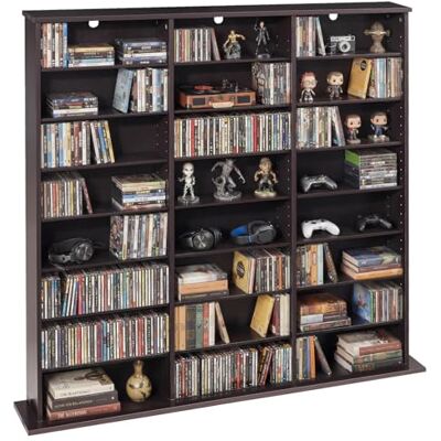 VEVOR Mobiletto Armadietto Porta DVD CD Libri Giochi Multimediale 24 Scomparti 8 Ripiani, Armadio Autoportante Salvaspazio per CD Dischi di Giochi 142 x 22 x 130 cm per Studio Soggiorno Casa Ufficio VEVOR Mobiletto Armadietto Porta DVD CD Libri Giochi Multimediale 24 Scomparti 8 Ripiani, Armadio Autoportante Salvaspazio per CD Dischi di Giochi 142 x 22 x 130 cm per Studio Soggiorno Casa Ufficio