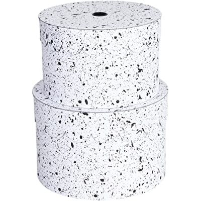 Bigso Box of Sweden Set di 2 contenitori Wilma bianco/nero - Scatole di stoccaggio Bigso Box of Sweden Set di 2 contenitori Wilma bianco/nero - Scatole di stoccaggio