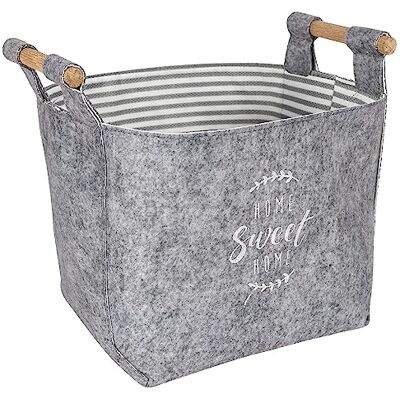 WELL HOME MOBILIARIO & DECORACIÓN Cesto organizer "home sweet home WELL HOME MOBILIARIO & DECORACIÓN Cesto organizer "home sweet home