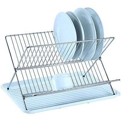 MSV scolapiatti con Piastra, in plastica, plastica, White, 40 x 34.5 x 27 cm MSV scolapiatti con Piastra, in plastica, plastica, White, 40 x 34.5 x 27 cm