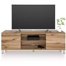 Mobili Fiver , Mobile Porta Tv Rachele, Rovere Rustico, 150 cmx42 cmx48 cm, Mobile Tv moderno per tv fino a 65'', Made in Italy