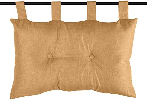 Lovely Casa Testiera Letto 45 x 70 cm – BEA – Cammello, Poliestere, Marrone