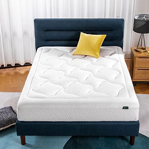 Zinus Materasso Cloud in Memory Foam, Bianco, 180 x 200 cm