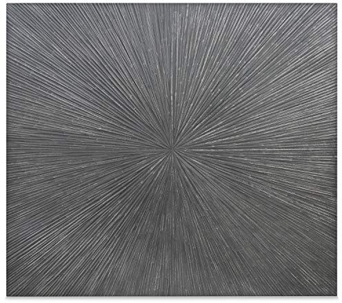 Menzzo Pradesh Testiera, Legno, Grigio, L160 x P3,5 x H140 cm