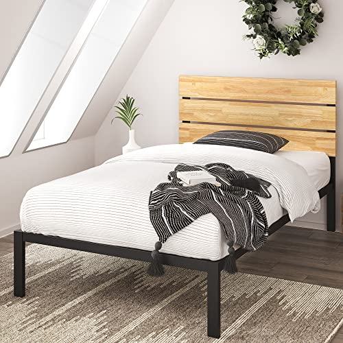 Zinus Bed with Wood Slat, 90 x 190 x 35,5 cm