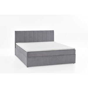 Atlantic Home Collection Letto da boxe ALVA con materasso a molle e topper, grigio, 160 x 200 cm Atlantic Home Collection Letto da boxe ALVA con materasso a molle e topper, grigio, 160 x 200 cm