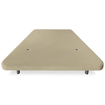 DUÉRMETE ONLINE Base Imbottita 3D Rinforzata + 6 Gambe, Legno, Beige, 90 x 190 cm, 90x190 DUÉRMETE ONLINE Base Imbottita 3D Rinforzata + 6 Gambe, Legno, Beige, 90 x 190 cm, 90x190