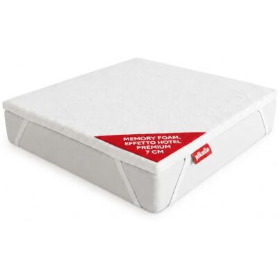 PIKOLIN Topper Matrimoniale Memory Foam Hotel 140x190cm Multizona 7cm PIKOLIN Topper Matrimoniale Memory Foam Hotel 140x190cm Multizona 7cm