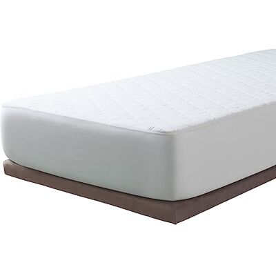 Savel , Coprimaterasso Trapuntato con Trattamento all’Aloe Vera Microfibra Extra Morbida Reversibile e Adattabile Singolo (90x190/200cm) Savel , Coprimaterasso Trapuntato con Trattamento all’Aloe Vera Microfibra Extra Morbida Reversibile e Adattabile Singolo (90x190/200cm)