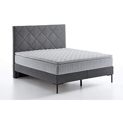 Atlantic Home Collection Letto con contenitore, 160 x 200 cm, colore: Grigio Atlantic Home Collection Letto con contenitore, 160 x 200 cm, colore: Grigio