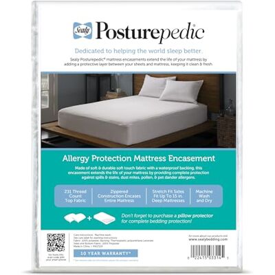 Protettore per materasso Sealy 3310SLY - Anti-Allergia & Impermeabile Protettore per materasso Sealy 3310SLY - Anti-Allergia & Impermeabile