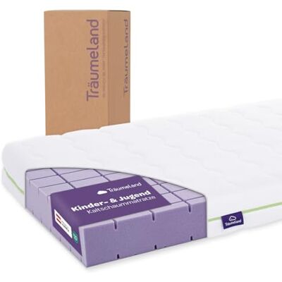 Träumeland Träeumeland T080102 Materasso per bambini e giovani, 90 x 200 cm, multicolore Träumeland Träeumeland T080102 Materasso per bambini e giovani, 90 x 200 cm, multicolore