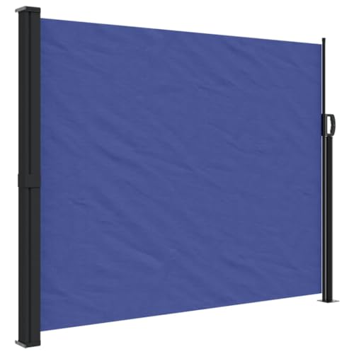 vidaXL Tenda da Sole Laterale Retrattile Blu 160x500 cm