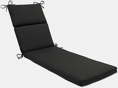 Pillow Perfect Indoor/Outdoor Fresco Chaise Lounge, Colore: Nero