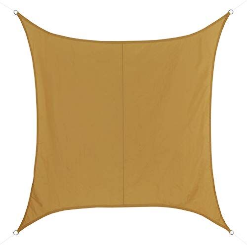 BB Sport Tenda Velo Sole Quadrato Vela Sole Ombreggiante 100% PES Protezione Solare UV 30+ Parasole Giardino Esterni, Dimensione:4m x 4m, Colore:Terracotta