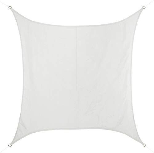 BB Sport Tenda Velo Sole Quadrato Vela Sole Ombreggiante 100% PES Protezione Solare UV 30+ Parasole Giardino Esterni, Dimensione:3m x 3m, Colore:Cocco