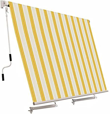 San Giorgio , TENDA DA SOLE A CADUTA cm.300 x H.250 giallo/bianco