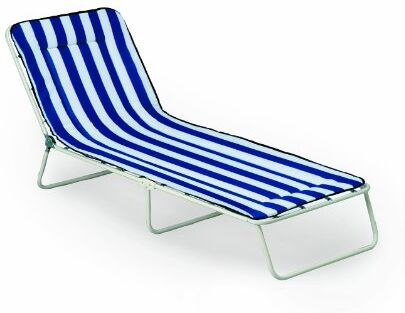 Best Migliori  Spiaggia Sedia sedie a Sdraio (Sdraiato, Blu, Legno, Polycotton 2 cm)