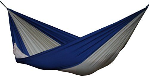 Vivere Amaca Paracadute, Nylon, 325 x 200 cm, Beige/Blu Navy Doppia