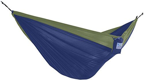 Vivere Amaca Paracadute, Nylon, 325 x 200 cm, Blu Navy/Oliva Doppia