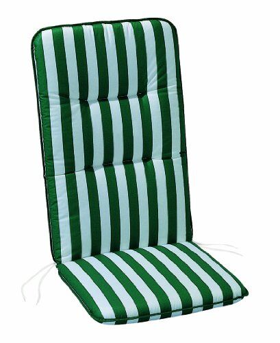 Best Miglior Cuscino Estraibile Freizeitmöbel Basic Line / Bianco Verde a Righe Sedia a Sdraio 190 x 60 cm