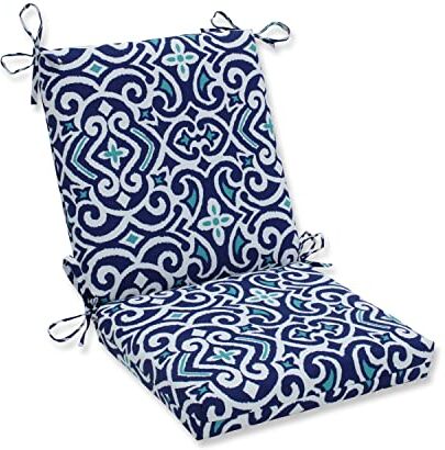 Pillow Perfect New damascati Angoli Quadrati Marine Cuscino per Sedia