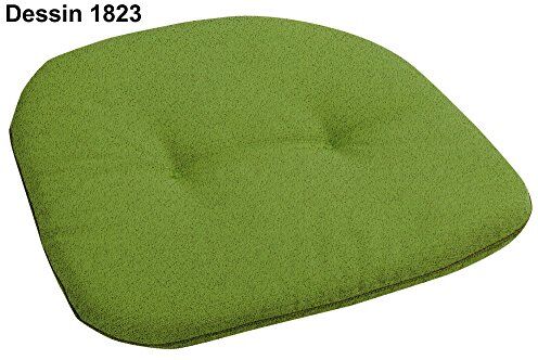 Best 1823 Cuscino monoblocco, in cotone/poliestere, 45 x 45 x 5 cm, colore: Verde