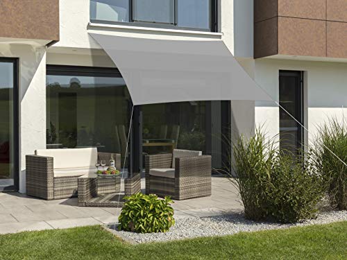 Schneider Lanzarote 300x250 Cm, Tenda Parasole Unisex-Adulti, Grigio Argentato