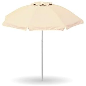 GARDENIA Ombrellone da Mare Spiaggia Giardino Diametro 200 con Palo 32mm Struttura Fibra di Vetro e Rivestimento Poliestere Anti UV Reflex Colore Ecru, GARDENIA Ombrellone da Mare Spiaggia Giardino Diametro 200 con Palo 32mm Struttura Fibra di Vetro e Rivestimento Poliestere Anti UV Reflex Colore Ecru,