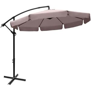 GARDENIA Ombrellone da Giardino a braccio Ø mt. 3X3 Decentrato in Acciaio da Esterno, con antivento, per Arredo Giardino, Terrazza, Balcone- Palo Antracite Telo Beige GARDENIA Ombrellone da Giardino a braccio Ø mt. 3X3 Decentrato in Acciaio da Esterno, con antivento, per Arredo Giardino, Terrazza, Balcone- Palo Antracite Telo Beige