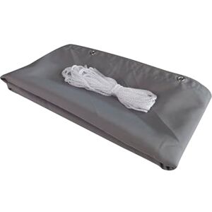 Windhager Schermo per balconi Malta, schermo per la privacy, frangivento, schermo per balconi, grigio argento, 5 x 0,9 m Windhager Schermo per balconi Malta, schermo per la privacy, frangivento, schermo per balconi, grigio argento, 5 x 0,9 m