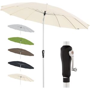 Doppler Ombrellone rotondo 250 cm in alluminio – Design orientale, con manovella e inclinazione regolabile, parasole da giardino o balcone, protezione UV 50+ Doppler Ombrellone rotondo 250 cm in alluminio – Design orientale, con manovella e inclinazione regolabile, parasole da giardino o balcone, protezione UV 50+
