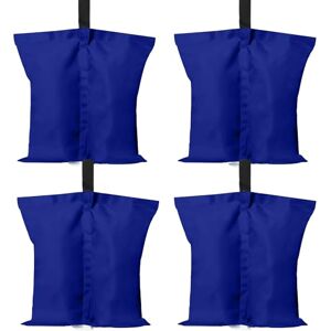 ABCCANOPY Confezione da 4 sacchi di sabbia grandi per gazebo, di grado industriale, resistenti, con doppia cucitura, per gazebo pop-up, ombrelloni, mobili da esterno (blu) ABCCANOPY Confezione da 4 sacchi di sabbia grandi per gazebo, di grado industriale, resistenti, con doppia cucitura, per gazebo pop-up, ombrelloni, mobili da esterno (blu)