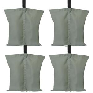 ABCCANOPY Confezione da 4 sacchi di sabbia grandi per gazebo, di grado industriale, resistenti, a doppia cucitura, per gambe per gazebo pop-up, ombrelloni, mobili da esterno (grigio) ABCCANOPY Confezione da 4 sacchi di sabbia grandi per gazebo, di grado industriale, resistenti, a doppia cucitura, per gambe per gazebo pop-up, ombrelloni, mobili da esterno (grigio)