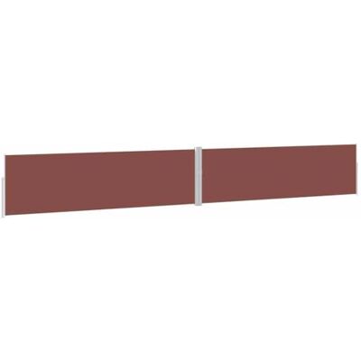 Tenda Laterale Retrattile vidaXL 170x1200 cm Marrone - Tenda laterale Tenda Laterale Retrattile vidaXL 170x1200 cm Marrone - Tenda laterale