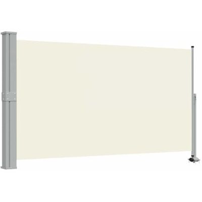 vidaXL Tenda da Sole Laterale Retrattile 140 x 300 cm Crema vidaXL Tenda da Sole Laterale Retrattile 140 x 300 cm Crema