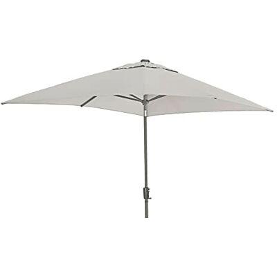 Dehner Ombrellone Samos, ca. 300 x 265 x 200 cm, alluminio/poliestere, grigio Dehner Ombrellone Samos, ca. 300 x 265 x 200 cm, alluminio/poliestere, grigio