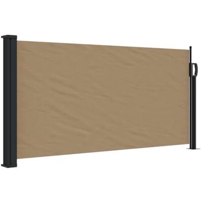 vidaXL Tenda da Sole Laterale Retrattile Tortora 100x300 cm vidaXL Tenda da Sole Laterale Retrattile Tortora 100x300 cm