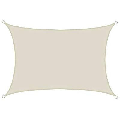 AMANKA UPF50+ Tenda da Sole UV 3x5 Rettangolo Poliestere Idrorepellente Vela Protezione Solare AMANKA UPF50+ Tenda da Sole UV 3x5 Rettangolo Poliestere Idrorepellente Vela Protezione Solare