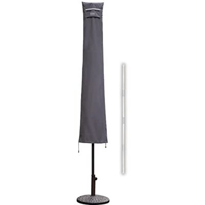Sekey Ombrellone Copertura per Ø 350 cm Ombrelloni, Gris Sekey Ombrellone Copertura per Ø 350 cm Ombrelloni, Gris