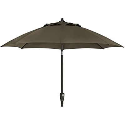 Dehner Ombrellone Kos Ø 220 cm Altezza 227 cm Alluminio/Poliestere Marrone Grande Dehner Ombrellone Kos Ø 220 cm Altezza 227 cm Alluminio/Poliestere Marrone Grande