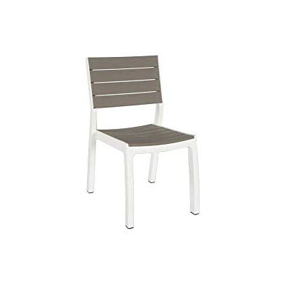 Keter Harmony Basic Sedia, Bianco, 54 x 58 x 86 cm Keter Harmony Basic Sedia, Bianco, 54 x 58 x 86 cm